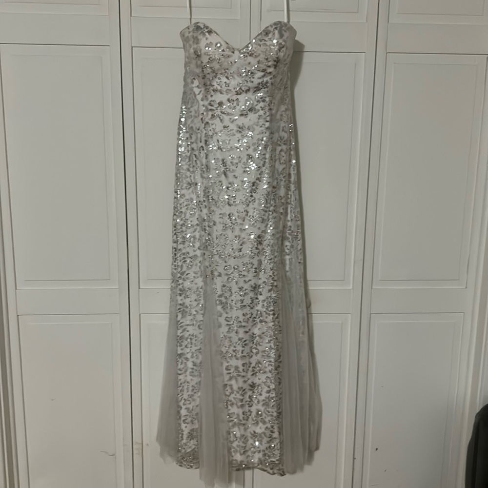 Formal prom or special occasion dress.